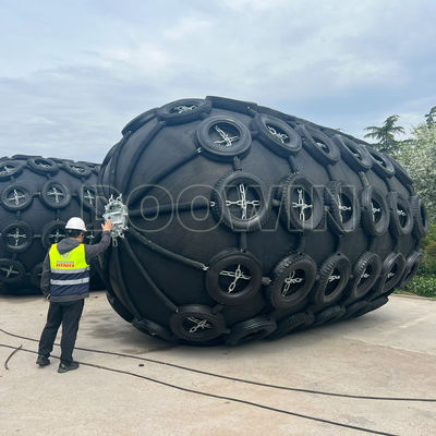 Pier Protection Field Yokohama Type Fender Pneumatic Marine Rubber Fender ISO 17357