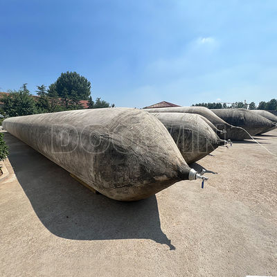 Length 5m-30m Ship Launching Marine Airbags Customized With Nylon Rubber Inner Material