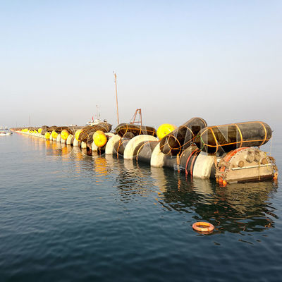 Foldable Ship Launching Marine Airbags For Pipeline Laying ISO 14409 Standard