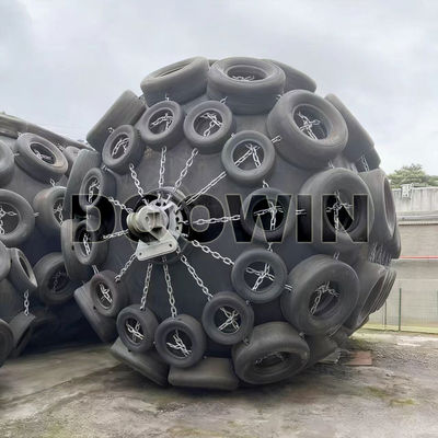 Yokohama Ship Fenders 0.5m - 4.5m Inflatable Marine Fenders with Aircraft Tires Net