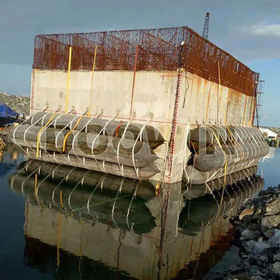 OEM Inflatable Underwater Salvage Air Lift Bags Customized For Caisson